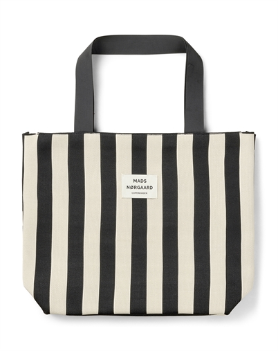  Mads Nørgaard - Knit Stripe Tote Net - Black